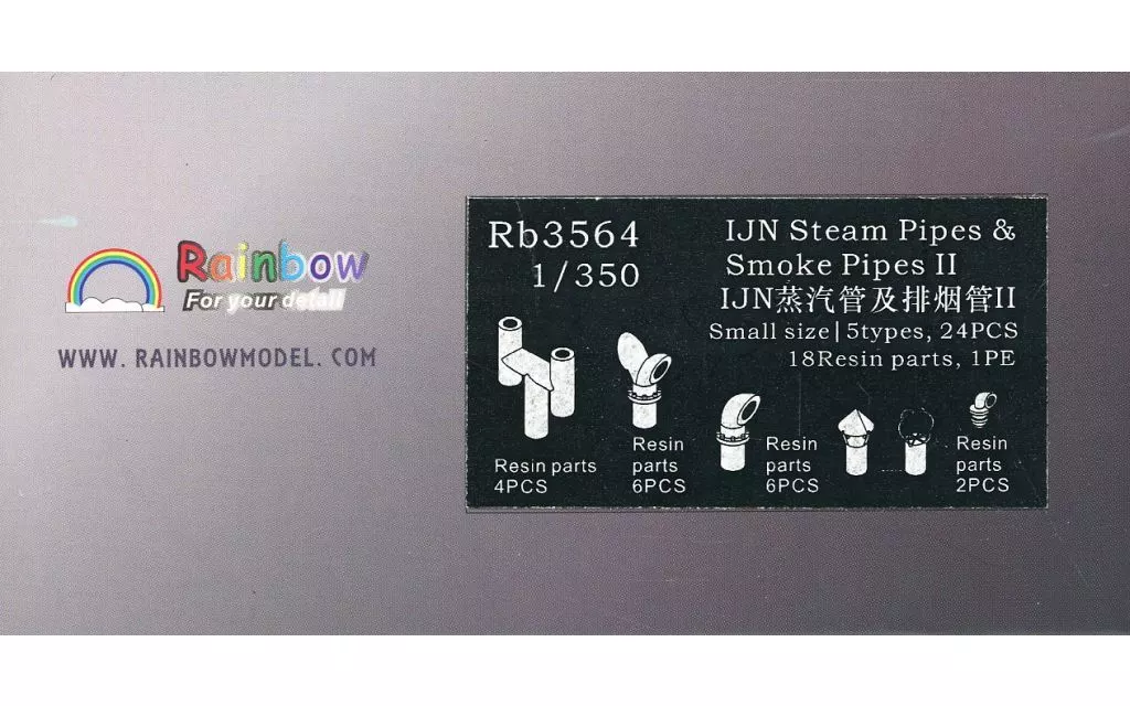 1/350 Scale Model Kit - Detail-Up Parts