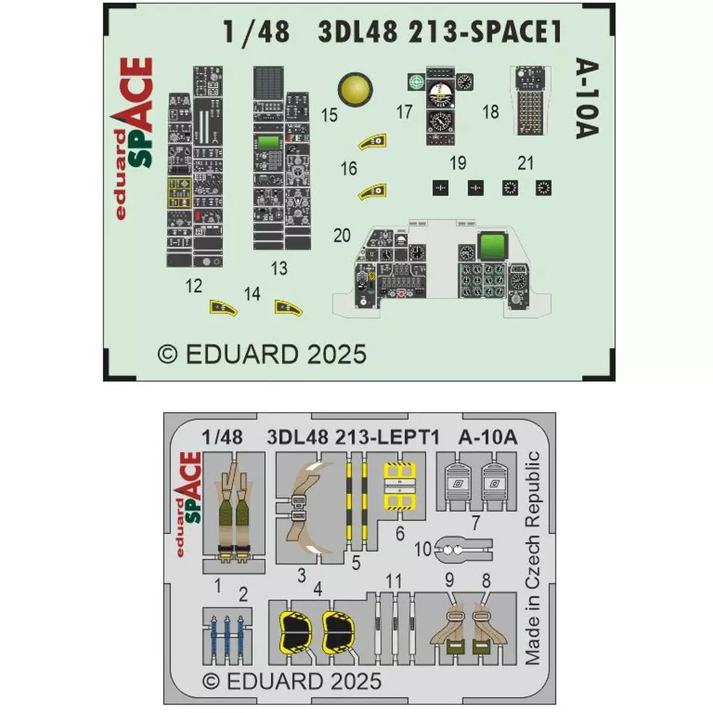 1/48 Scale Model Kit - Detail-Up Parts / Fairchild Republic A-10 Thunderbolt II