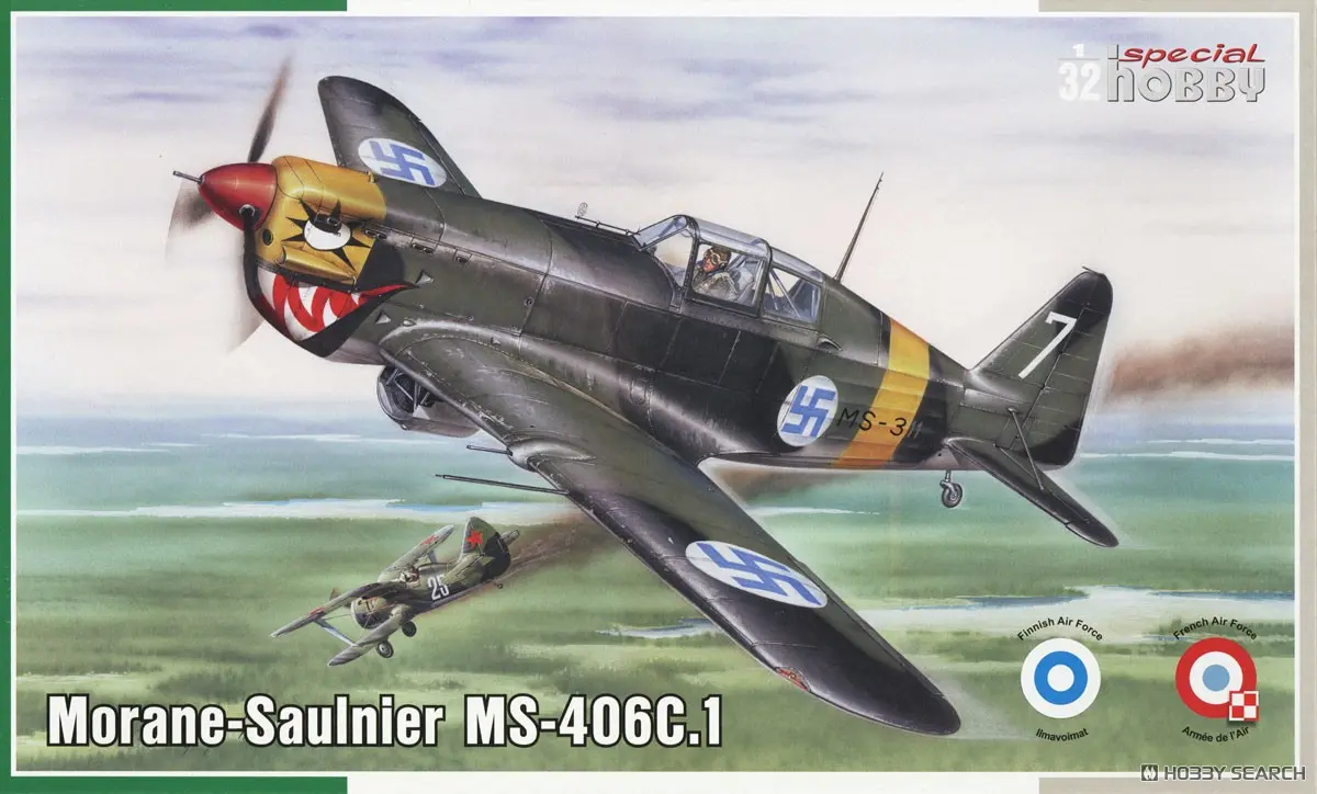 1/32 Scale Model Kit - Fighter aircraft model kits / Morane-Saulnier M.S.406