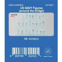 1/200 Scale Model Kit (米海軍 乗員フィギュア(ブリッジ周辺) (プラモデル))
