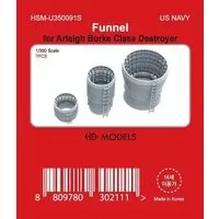 1/350 Scale Model Kit (米海軍 アーレイバーク級用 煙突 (プラモデル))