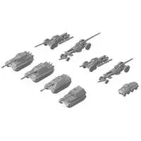 1/700 Scale Model Kit - Grand Armor Series / Sd.Kfz. 2 Kettenkrad & Jagdpanther