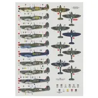 1/72 Scale Model Kit - Fighter aircraft model kits / Supermarine Spitfire