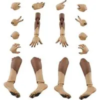 Arm & Leg Parts Set 01 [Japanese Wolf Color] Model Kit