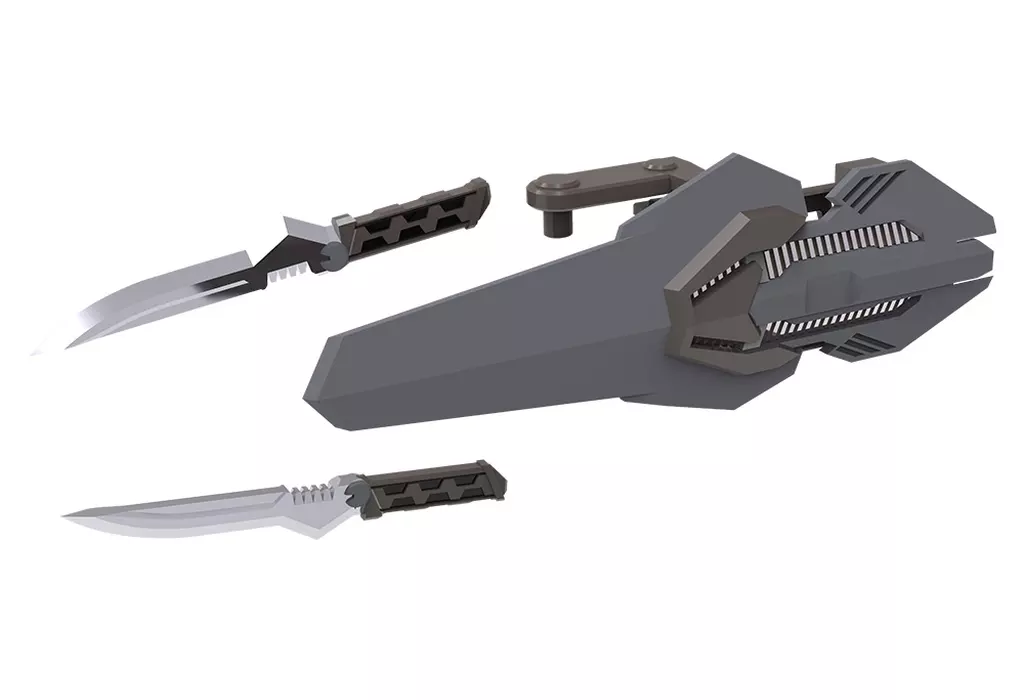 M.S.G Modeling Support Goods - WEAPON UNIT55 COMPOSITE PLATE UNIT01 GRAY Ver. Model Kit