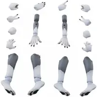 Arm & Leg Parts Set 01 [Gray Wolf Color] Model Kit