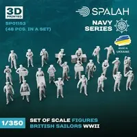 1/350 Scale Model Kit - Detail-Up Parts