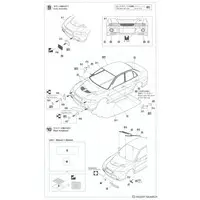 1/24 Scale Model Kit - Mitsubishi / Mitsubishi Lancer