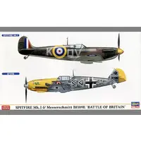 1/72 Scale Model Kit - Fighter aircraft model kits / Supermarine Spitfire & Messerschmitt Bf 109