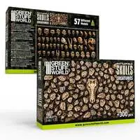 1/35 Scale Model Kit - 1/48 Scale Model Kit (3Dプリントセット 頭蓋骨300個入クリーチャーズセット 1/48～1/35 (プラモデル))