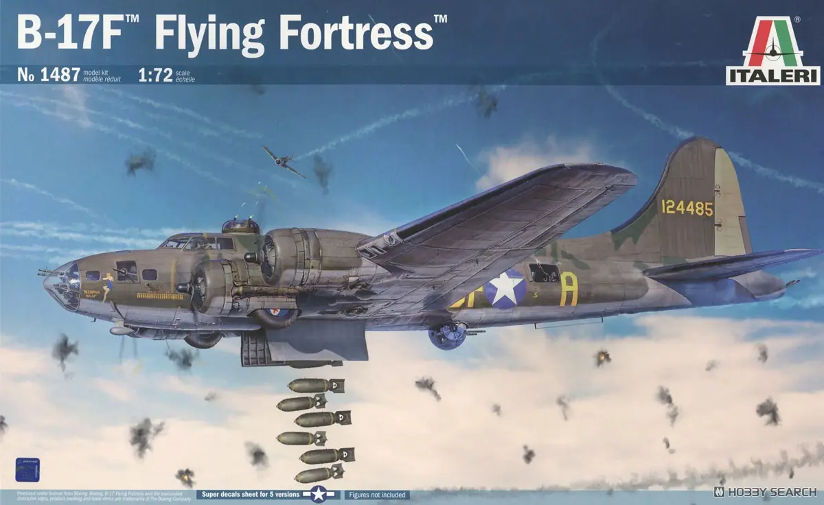 1/72 Scale Model Kit - Bomber / Boeing B-17 Flying Fortress