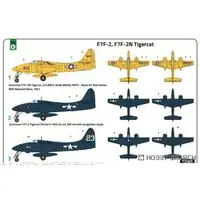 1/72 Scale Model Kit - Fighter aircraft model kits / Grumman F7F Tigercat