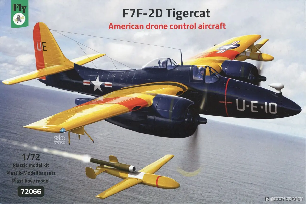 1/72 Scale Model Kit - Fighter aircraft model kits / Grumman F7F Tigercat
