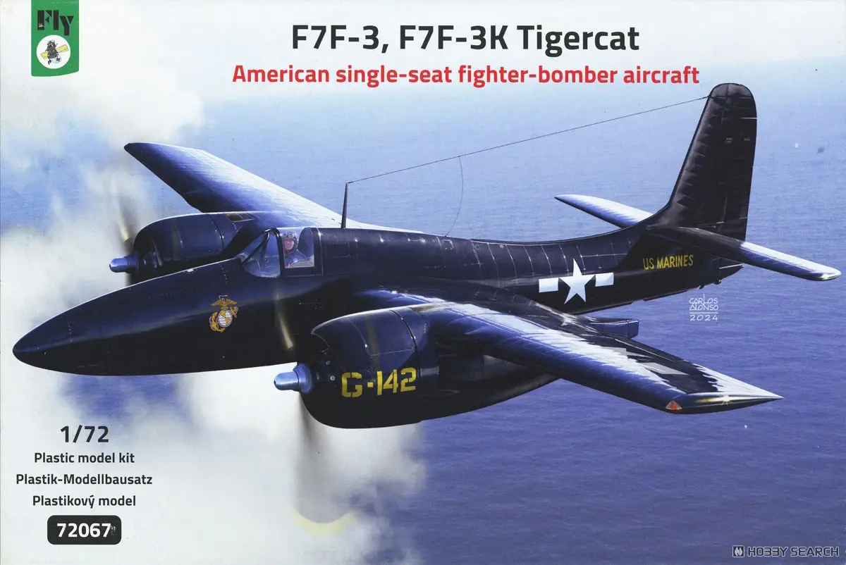 1/72 Scale Model Kit - Fighter aircraft model kits / Grumman F7F Tigercat