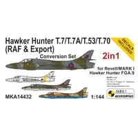 1/144 Scale Model Kit - Detail-Up Parts / Hawker Hunter
