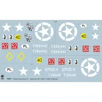 Decals (ポーランド軍のシャーマン Vol. 1 シャーマン IIA/M4A1(76)W シャーマン デカール (プラモデル))