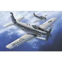 1/72 Scale Model Kit - Attack aircraft / Douglas A-1 Skyraider