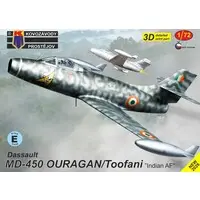 1/72 Scale Model Kit - Fighter aircraft model kits / Dassault Ouragan