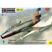 1/72 Scale Model Kit - Fighter aircraft model kits / Dassault Ouragan