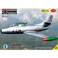 1/72 Scale Model Kit - Fighter aircraft model kits / Dassault Ouragan