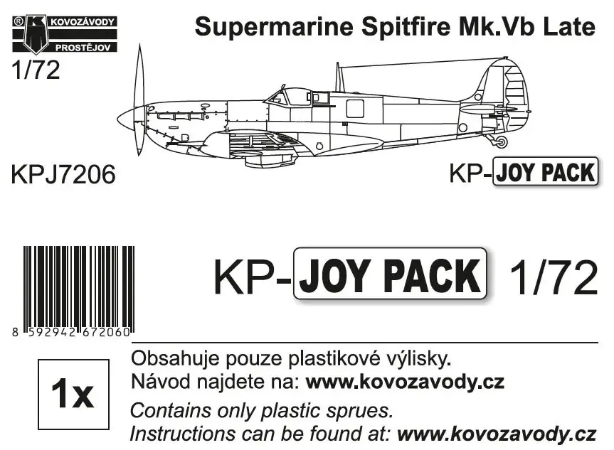1/72 Scale Model Kit - Fighter aircraft model kits / Supermarine