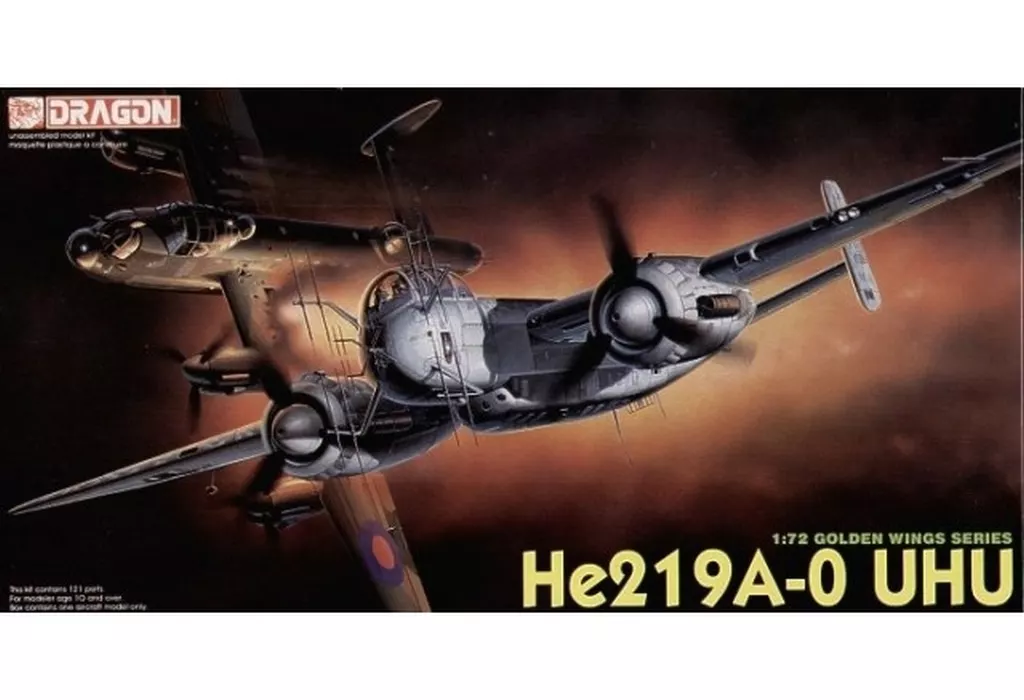 1/72 Scale Model Kit - Fighter aircraft model kits / Heinkel He 219 Uhu & Heinkel