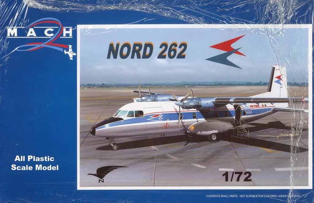 1/72 Scale Model Kit - Airliner / Nord 262