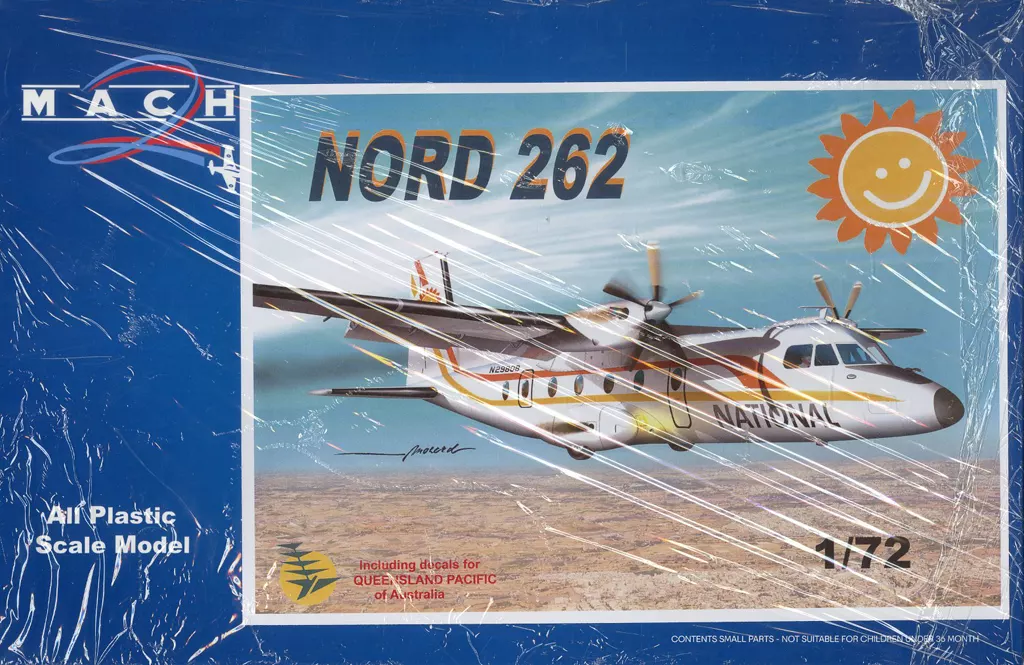 1/72 Scale Model Kit - Airliner / Nord 262