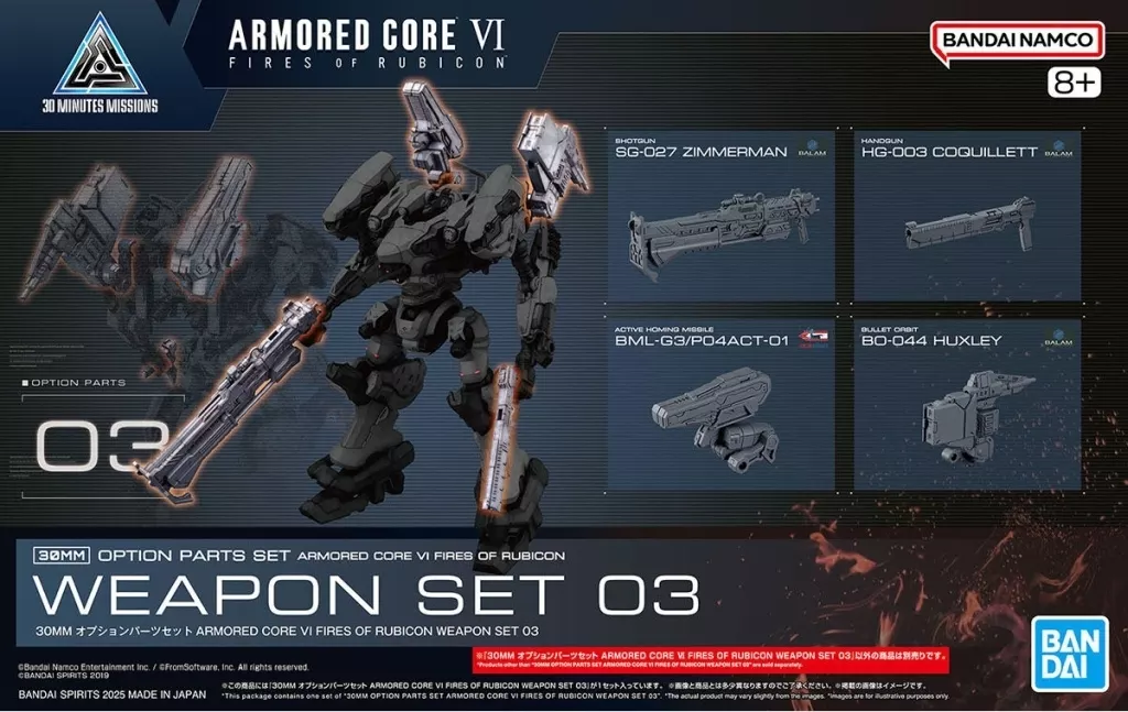 Plastic Model Kit - Optional Parts - 30 MINUTES MISSIONS