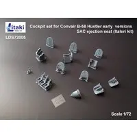 1/72 Scale Model Kit (B-58 ハスラー コックピット (初期) w/SAC式射出座席 (イタレリ用) (プラモデル))