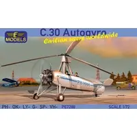 1/72 Scale Model Kit (シエルバ C.30 オートジャイロ `民間機` (プラモデル))