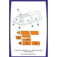 1/72 Scale Model Kit - Detail-Up Parts / Fokker D.XXIII