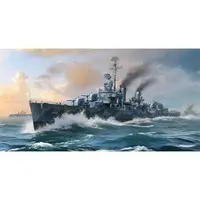 1/350 Scale Model Kit - Warship plastic model kit / USS Fletcher