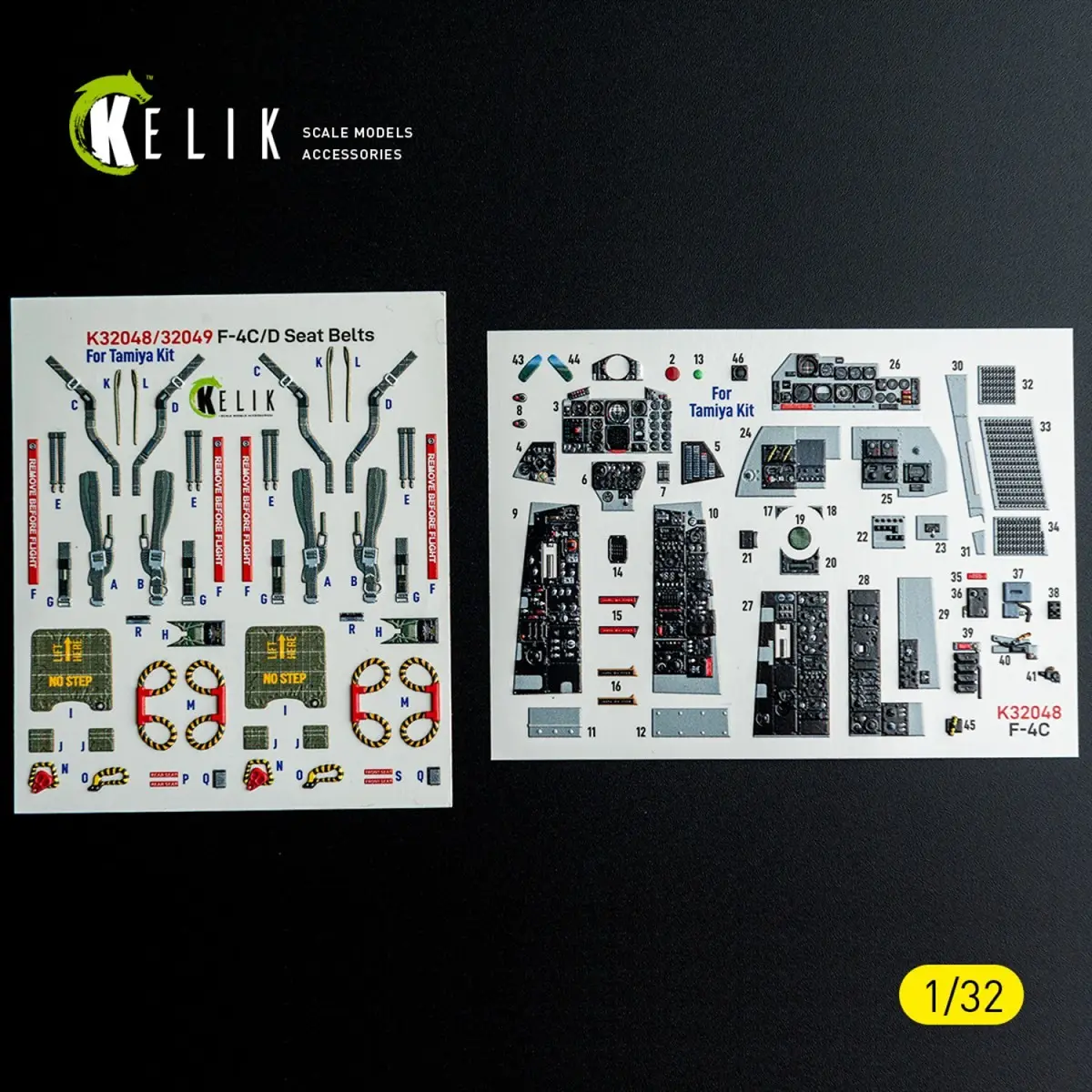 1/32 Scale Model Kit - Detail-Up Parts / F-4