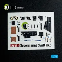 1/72 Scale Model Kit - Detail-Up Parts / Supermarine Swift