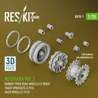 1/35 Scale Model Kit - Detail-Up Parts / Merkava