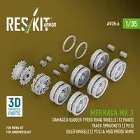 1/35 Scale Model Kit - Detail-Up Parts / Merkava