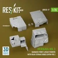 1/35 Scale Model Kit - Detail-Up Parts / Merkava
