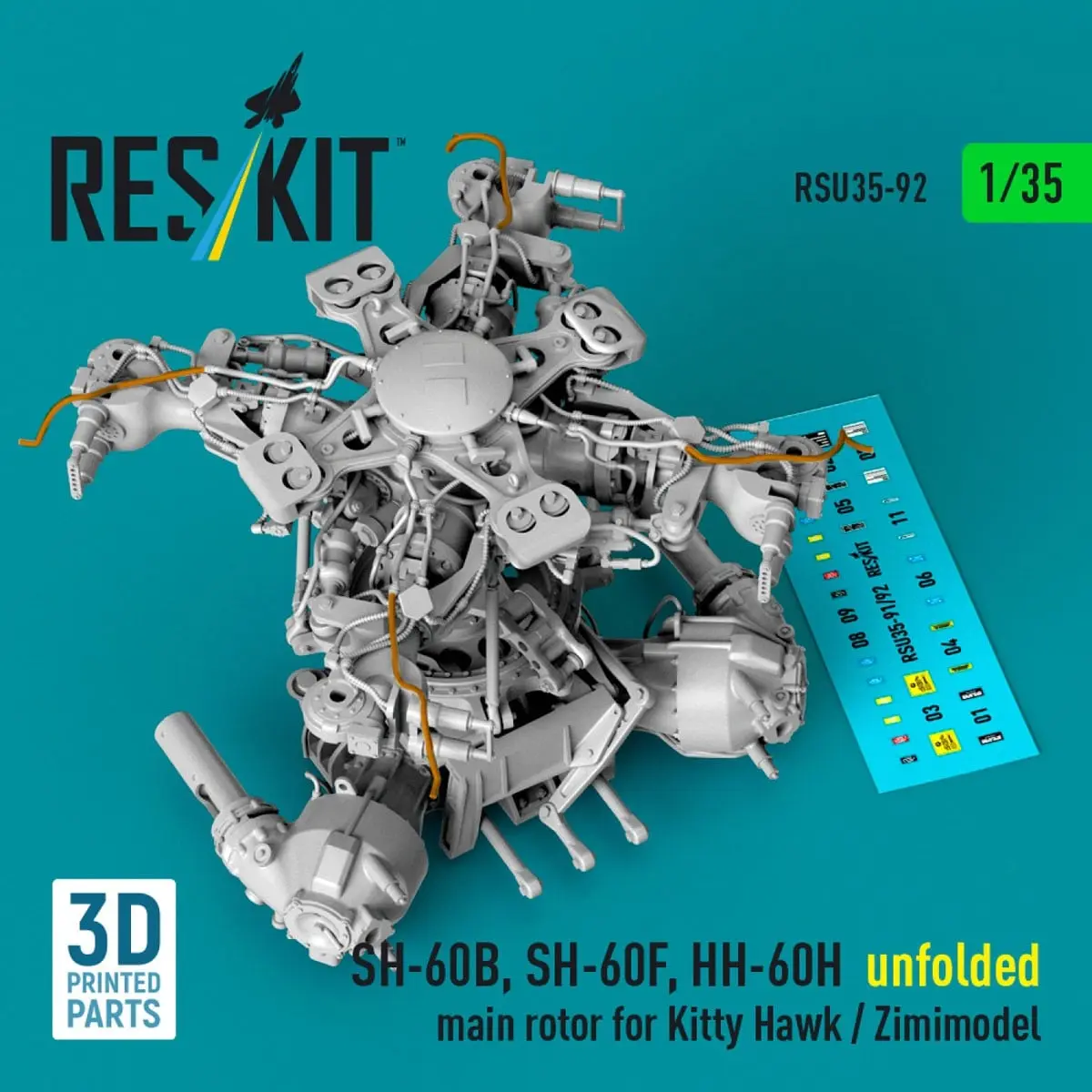 1/35 Scale Model Kit - Detail-Up Parts / SH-60B Seahawk