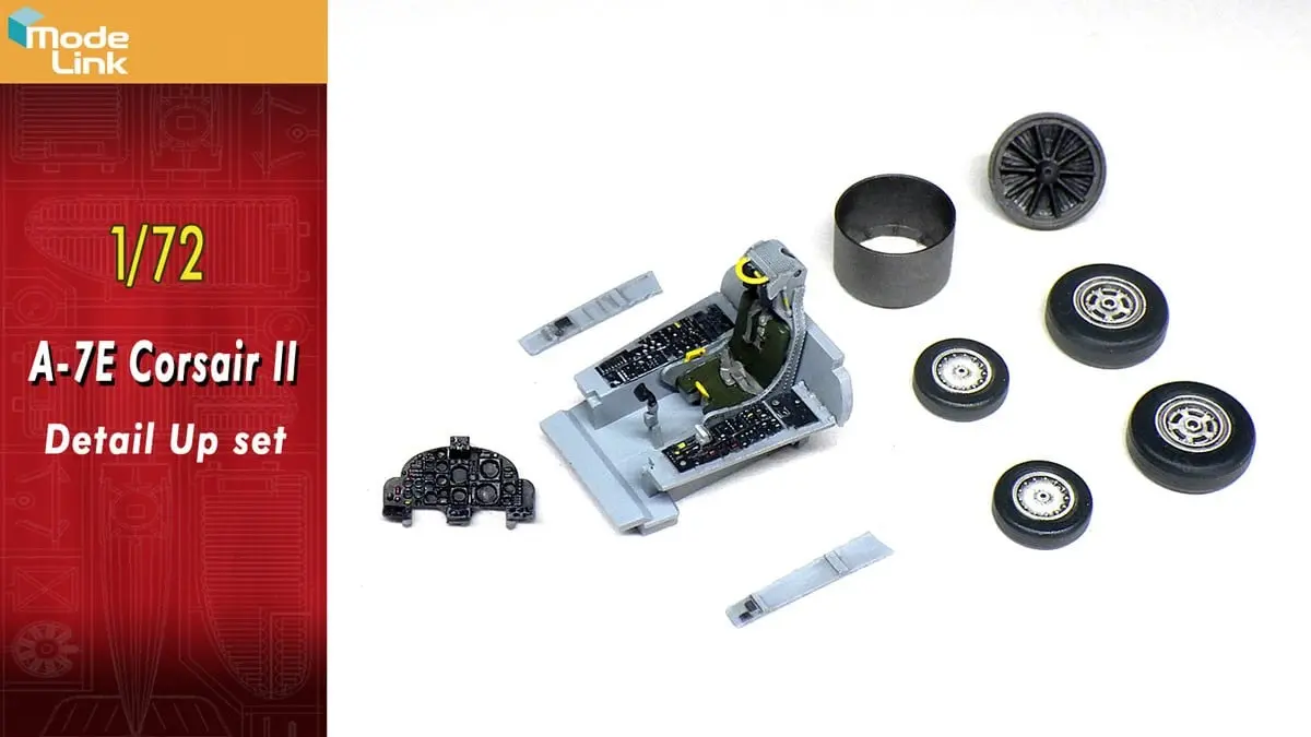 1/72 Scale Model Kit - Detail-Up Parts (A-7Eコルセア2 ディテール