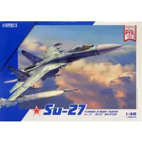 1/48 Scale Model Kit (1/48 Su-27 ”Flanker B” Heavy Fighter [L4824])