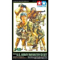 1/48 SCALE WWII U.S. ARMY INFANTRY GI SET Model Kit