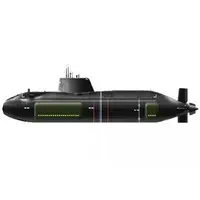 1/350 Scale Model Kit - Nuclear submarine