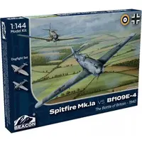 1/144 Scale Model Kit - Fighter aircraft model kits / Supermarine Spitfire & Messerschmitt Bf 109