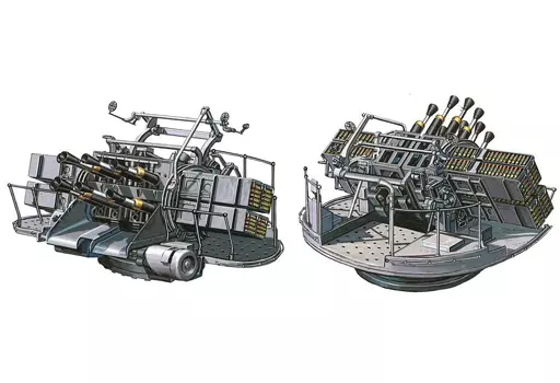 1/700 Scale Model Kit - Nano Dread Series / Bofors 40mm gun