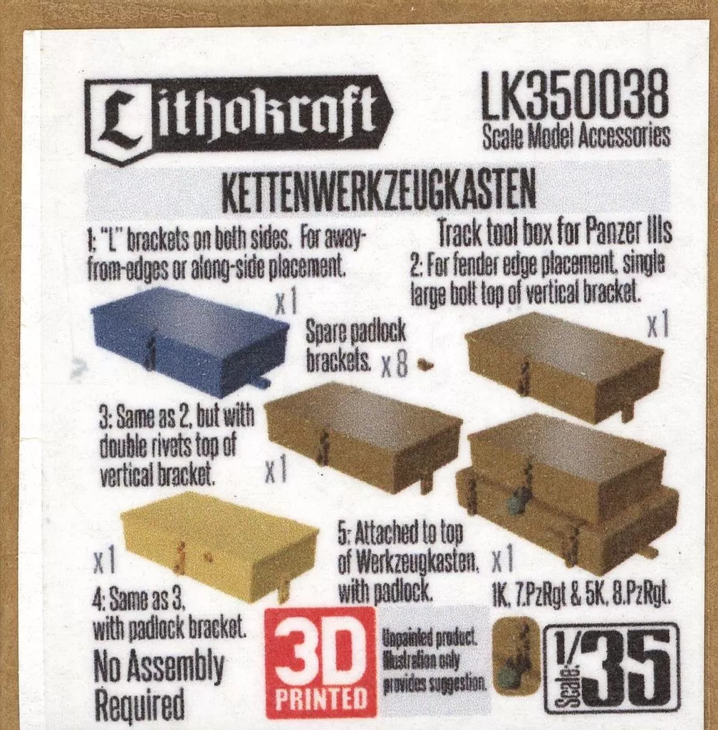 1/35 Scale Model Kit - Detail-Up Parts