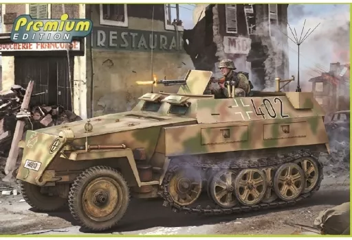 1/35 Scale Model Kit - Half-track / Armoured personnel carrier & Sd.Kfz. 2 Kettenkrad