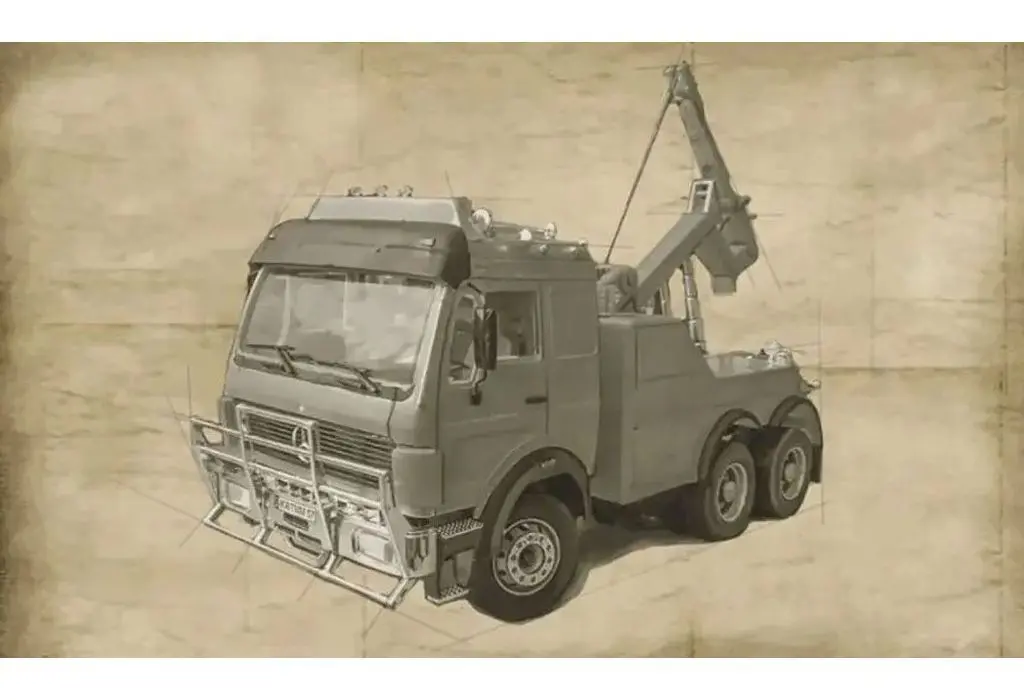 1/24 Scale Model Kit - Mercedes-Benz