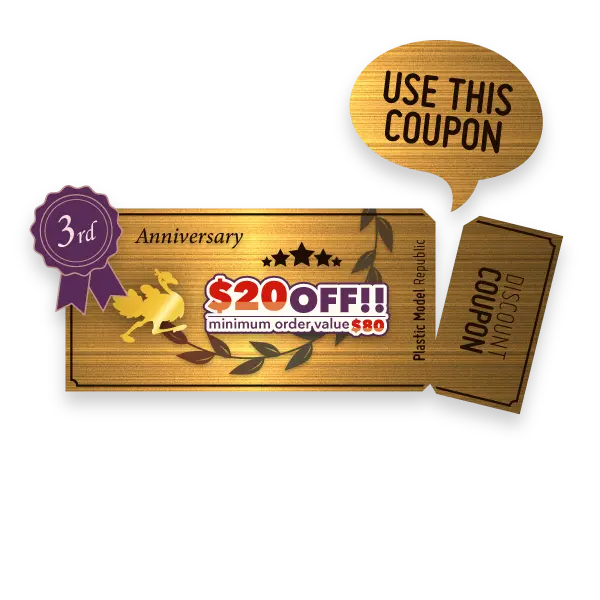 3rd Anniv. $20 Discount Coupon (Expiration date: 2026-05-31)