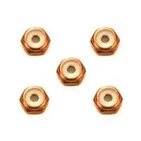 Plastic Model Parts - Aluminum Lock Nut - Mini 4WD Parts